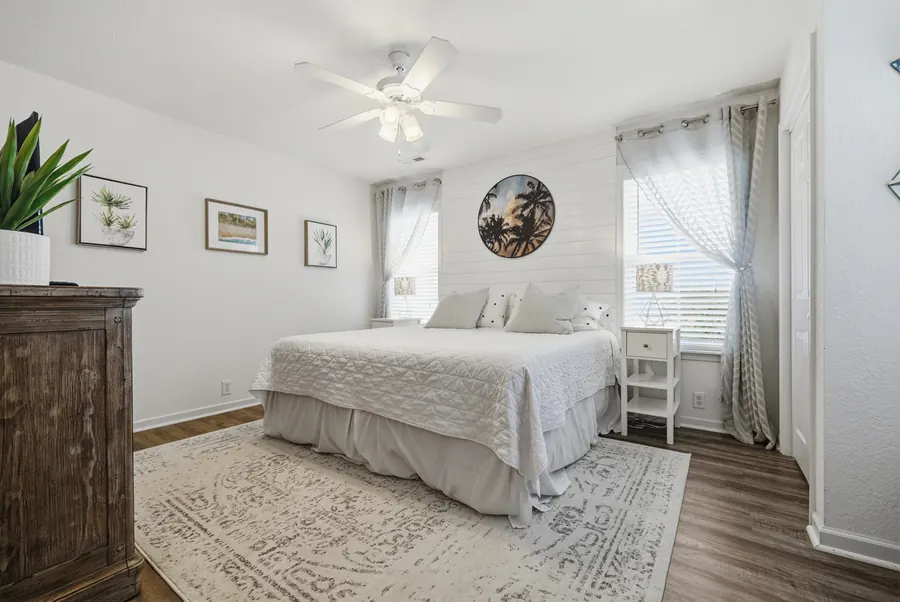 Coastal bedroom interior